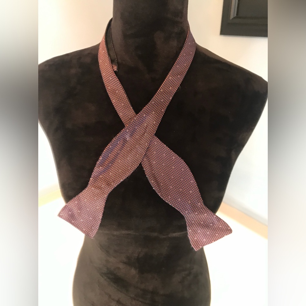 Nicole Miller 100% Silk Bow Tie